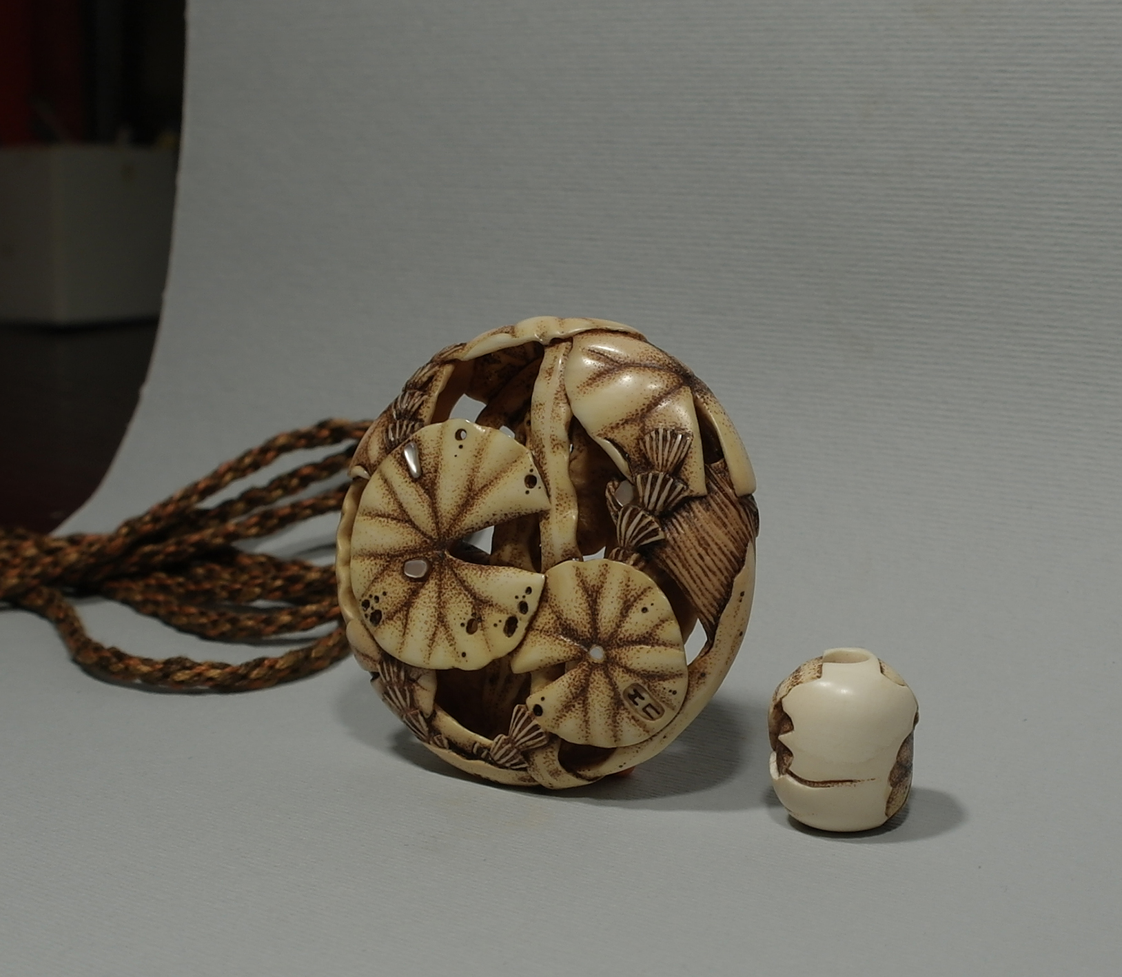 Carp under the lotus leaves 6